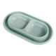 thumbnail image 1 of Juego De Cuencos De Comida Y Agua Para Gatos Antideslizantes Para Gatos De Interior Y Exterior, Cuenco Doble Para Mascotas, Grande, Gris, 1 of 5