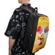 thumbnail image 5 of Pac-Man-theme Backpack, Campus style schoolbag Bookbag with Adjustable Shoulder Straps And Large Zip Compartment, Unisex Travel Bags., 5 of 6
