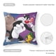 thumbnail image 5 of Silvestre y Piolín Fundas de almohada de terciopelo con tema, regalos de funda de almohada, decoración para el hogar, cojín de lanzar, regalo de cumpleaños para fans y parejas. 45cm x 45cm., 5 of 6