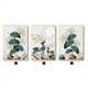 thumbnail image 1 of 3pcs Green Leave Flying Bird Deer Wall Poster, Wall Canvas, Canvas Painting, 15.7*23.6in Frameless, 1 of 4