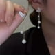 thumbnail image 4 of Stylish Heart-Shaped Tassel Earrings with Full Zircon for Women and Girls - Add a Touch of Personality to Your Look, 4 of 4