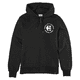 thumbnail image 1 of Poleron Men Zipper Since 1986 Hoodie Black White, 1 of 2