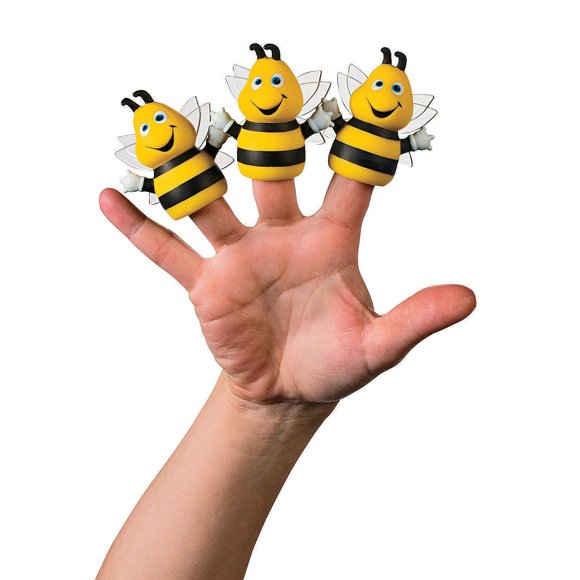 Juguetes novedosos Finger Puppets Fun Express Busy Bee, 12 unidades