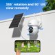 thumbnail image 3 of Cámara de seguridad Hiseeu Solar 4MP 2PCS WiFi 360° View IP66, 3 of 6