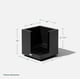 thumbnail image 3 of Maceta Veradek Block Series Cubo de plástico grande de 43 cm, 3 of 8