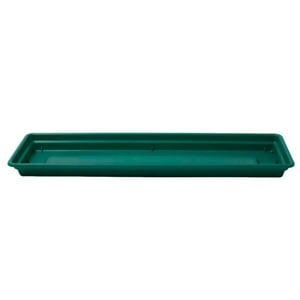 Pack X4 Plato De Maceta Rectangular Dura Kotta 44Cm / Verde – Reyplast