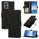 thumbnail image 1 of Funda Billetera Delgada para Motorola Moto G55 5G con Ranuras y Soporte Negro, 1 of 6