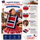 thumbnail image 4 of Poncho De Huaso Chileno Tricolor Fiestas Patrias 34x42cm, 4 of 4