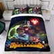 thumbnail image 4 of Daniel Hechizado Conjunto de sábanas temático, trío de piezas, cómodo y amigable con la piel, diseño único, regalo de decoración para el hogar para familiares, amigos y fans, 90 cm * 190 cm, 4 of 6