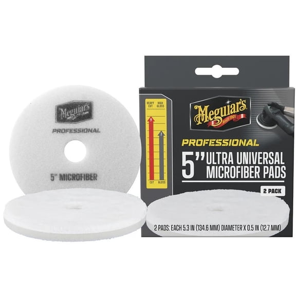 Pad de Microfibra Profesional Meguiar's 5" - Pack 2 Unidades