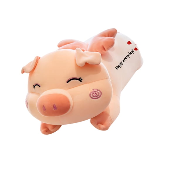Peluche De Cerdo Coleccionable, Lindo Y Suave Muñeco De Cerdo De Felpa Para Familia, Adolescentes, Niños, 80 Cm