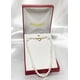 thumbnail image 1 of Collar Perla Blanca Choker 5mm 40cm Broche Timon Baño Oro, 1 of 3