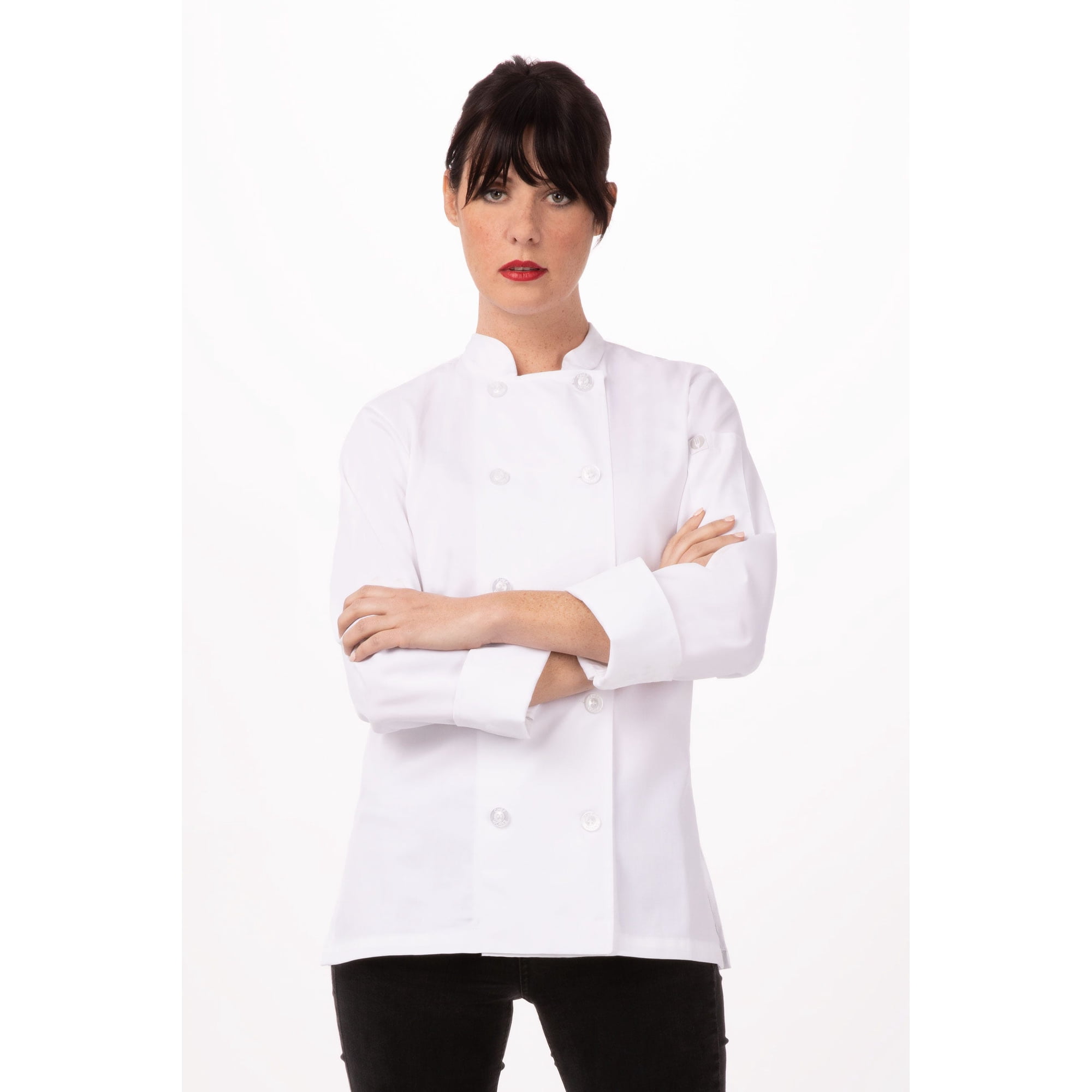 Chef Works Chile - Chaqueta De Chef Le Mans Para Mujer - Blanca/xs | Chef Works