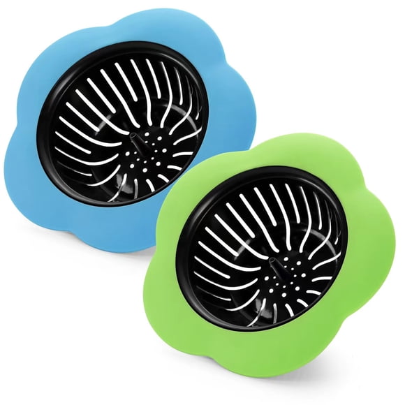 Colador para fregadero de cocina SJDLGN de silicona mejorada de 4.5 cm, 2 piezas