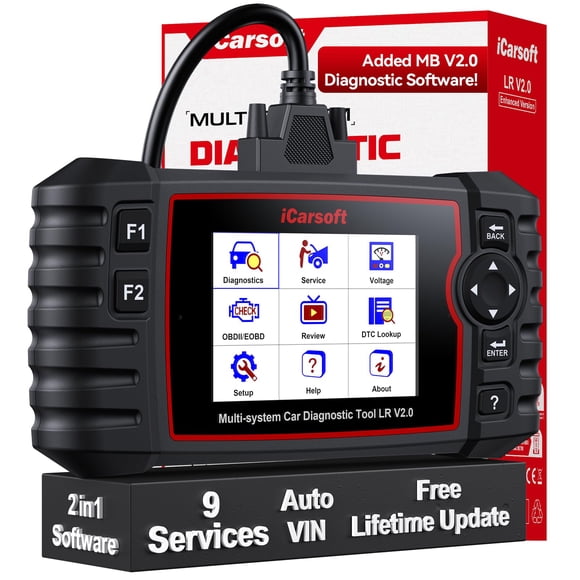 Escáner iCarsoft LR V2.0 OBD2 para Land Rover/Benz
