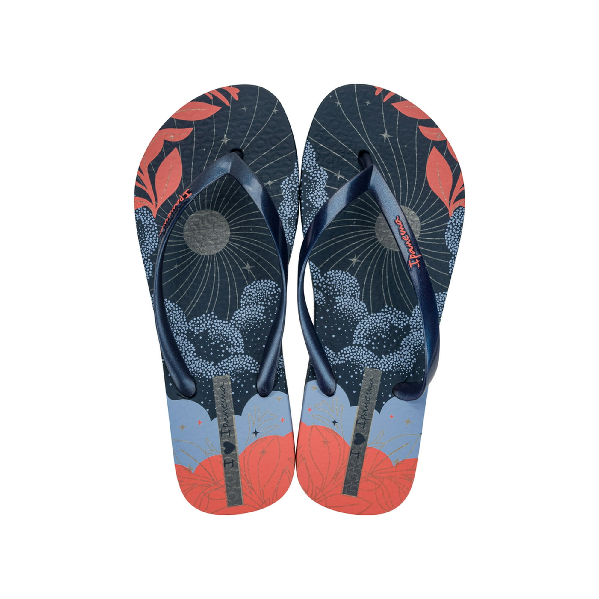 Sandalia Mujer Azul/rojo Love Shine Ipanema