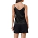 thumbnail image 3 of INSPIRE CHIC Camisola de Satén para Mujer con Escote en V y Tirantes Finos, Blusa sin Mangas de Seda para Ropa de Casa y Capas XX-Large Negro, 3 of 5