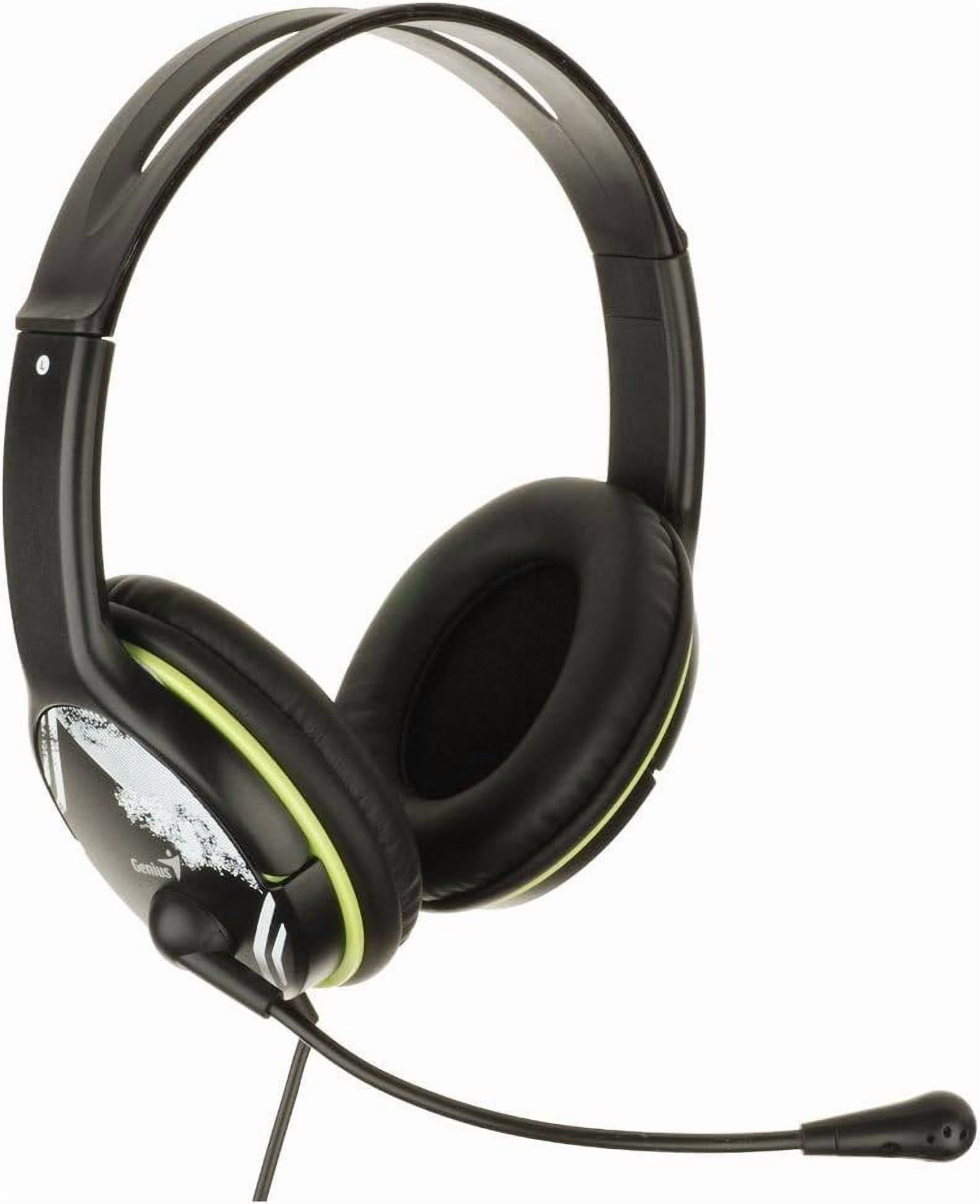 Audífonos Gamer Over-Ear Genius Hs-400A, Micrófono, Control Remoto Integrado, 3.5 Mm