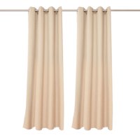 Dib - Cortina Blackout 2 Paños Trento Tostado