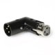 thumbnail image 4 of Adaptador de ángulo XLR dual macho y hembra LyxPro, 4 of 6
