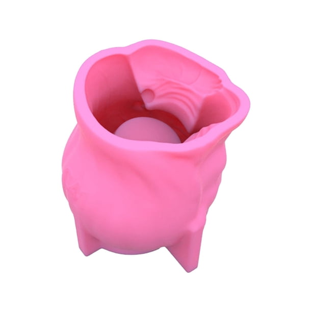 Modelo de silicona 3D para niña, de resina fundida, modelo de arcilla hecha a mano, DIY, jarrón de hormigón, portalápices, manualidades,