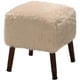 thumbnail image 2 of Pouf Kira Diseño Crudo Piel Sintética 42x42x43 cm, 2 of 3