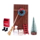 thumbnail image 4 of 9 Piezas 1/12 Casa De Muñecas Puerta De Elfo Festivo DIY Para Tren Modelo Micro Paisaje, 4 of 5