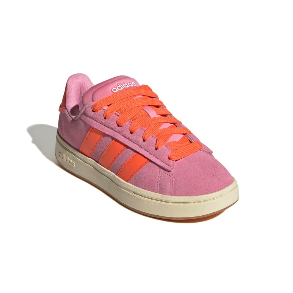 Zapatos Adidas Grand Court Alpha Bliss Para Mujer Rosa/naranja 7