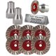 thumbnail image 1 of Mini discos sierra diamante 40mm 8 uds talla precisión granito mármol azulejo, 1 of 7