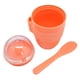thumbnail image 3 of Vaso Snack Keep 450 ml con Cucharita Naranjo - PS, 3 of 3