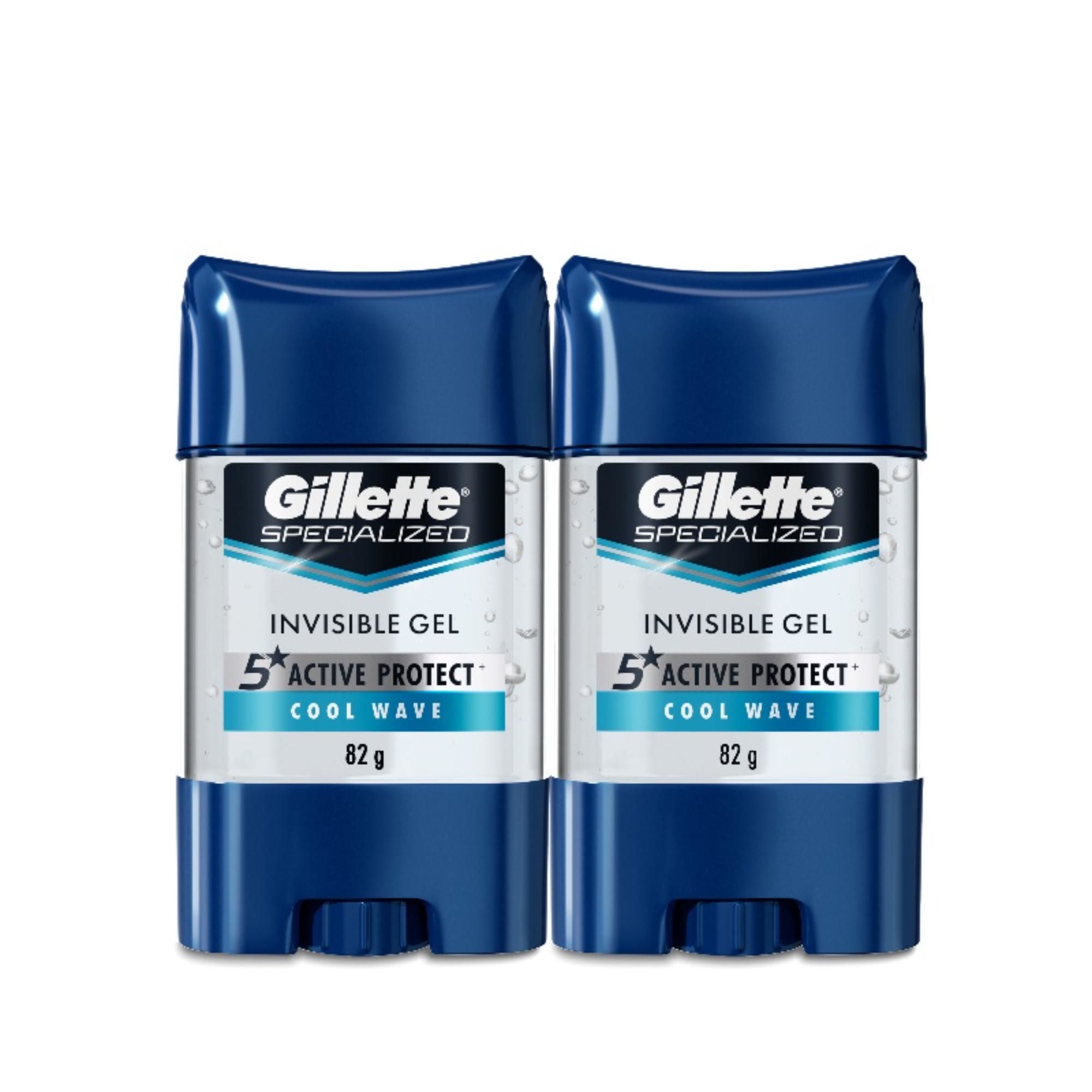 Gillette - Pack 2 Antitranspirante Gel Cool Wave