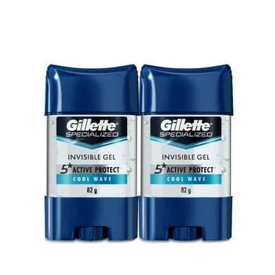 Pack 2 Antitranspirante Gel Cool Wave 82 G Gillette