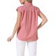 thumbnail image 3 of INSPIRE CHIC Top de Gingham para Mujer con Mangas Cortas de Trabajo Camisas de Cuadros Vintage con Botones L Rojo, 3 of 6