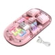 thumbnail image 2 of Ratón Inalámbrico LED Receptor USB Ligero Ratones Ergonómicos Ratón Transparente Rosa, 2 of 3