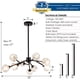 thumbnail image 3 of Candelabro Weesalife 76 cm 9 luces de cristal, 3 of 8