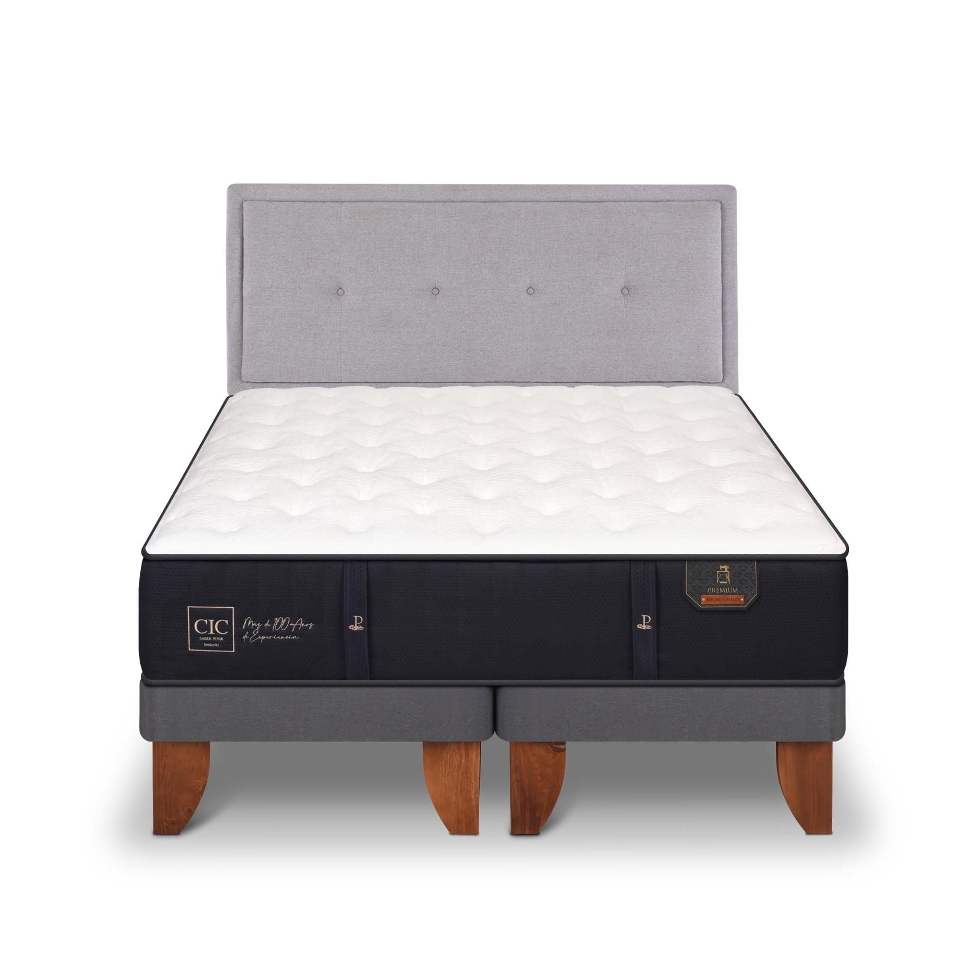 Cama Europea Premium 2 Plazas Base Dividida