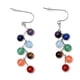 thumbnail image 1 of 7 granos de la piedra preciosa de los colores cuelgan los pendientes, 1 of 3