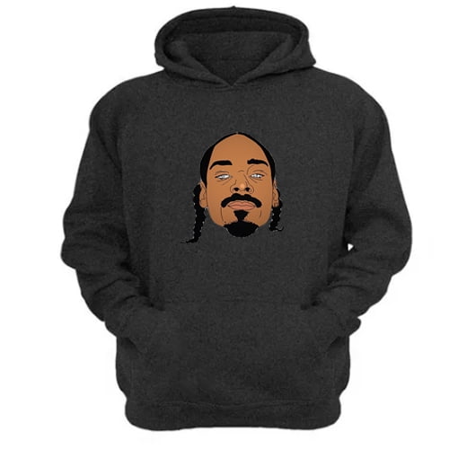 Polerón Canguro Snoop Dog Gris Oscuro Talla Xl Unisex