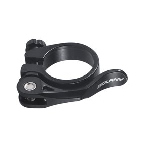 Ioensy - Abrazadera Para Tija De Sillín De Bicicleta Abrazadera Para Sillín De Bicicleta Para Bicicleta Plegable Bicicleta De Carretera Negro 31,8 Mm