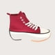 thumbnail image 4 of Zapatilla Rojo Vino Vía Franca, 4 of 6