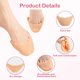 thumbnail image 3 of Protectores de dedos CEYAZYE 4 pares reutilizables de silicona color beige, 3 of 7