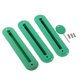 thumbnail image 1 of 3 Sets Tri Box Surfing SUP Surfboard Fin Plug Set Con Tornillo Verde, 1 of 5