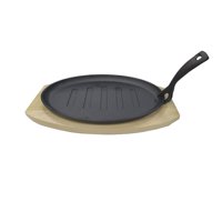 Briva - Sartén De Hierro Ovalado Con Base 24 Cm