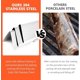 thumbnail image 4 of Barras Flavorizer QuliMetal SUS304 de 15,3 cm para Weber Spirit II 200, 4 of 7
