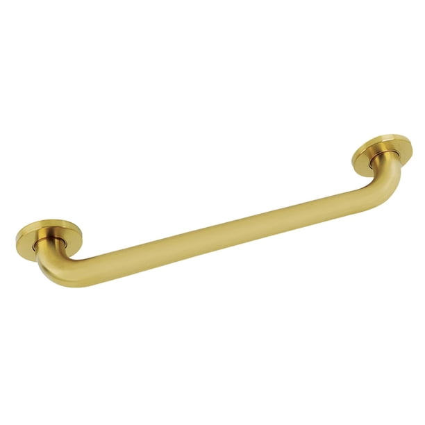 Barra de agarre Kingston Brass Silver Sage, 40 cm x 3 cm de diámetro exterior, latón cepillado