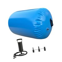 Magideal - Rodillo De Aire Para Gimnasia, Barril, Esterilla De , Rodillo Inflable Para Espalda, Resorte Para Gimnasio En Casa, Ejercicio Para Niños Y Adultos 0.6Mx0.8M