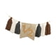 thumbnail image 1 of Banner De Silla Alta Para Medio Cumpleaños, Accesorio Para Fotos, Guirnalda De Borlas De Cuentas De Madera, Marrón, 1 of 5