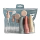 thumbnail image 3 of Juego de botellas de viaje portátiles, tarros , botellas de Spray recargables, acondicionador vacío con bolsa para crema, regalos cosméticos Rosado, 3 of 5