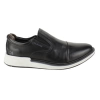 Zapato Kildare Cuero Negro Slip On