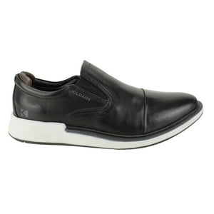 Zapato Kildare Cuero Negro Slip On